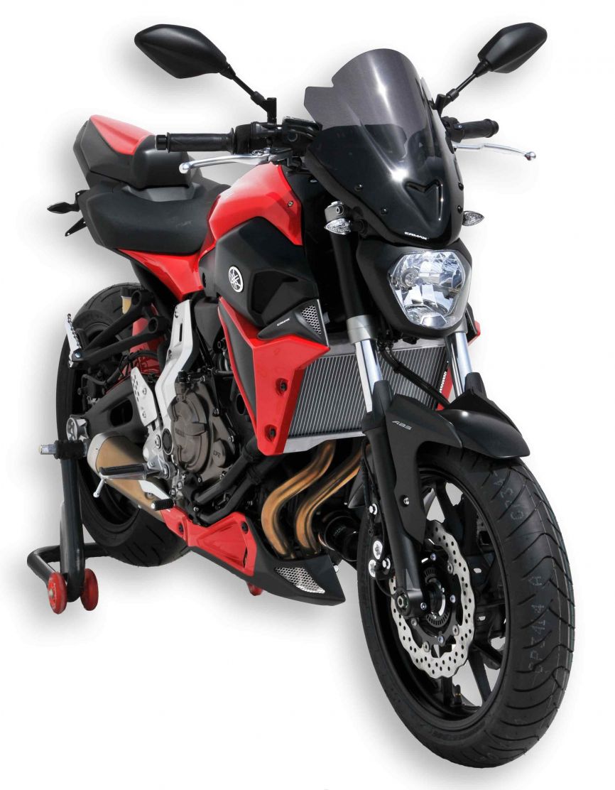 Ecopes de radiateur Bodystyle Yamaha MT-07 16-17 gris/jaune 