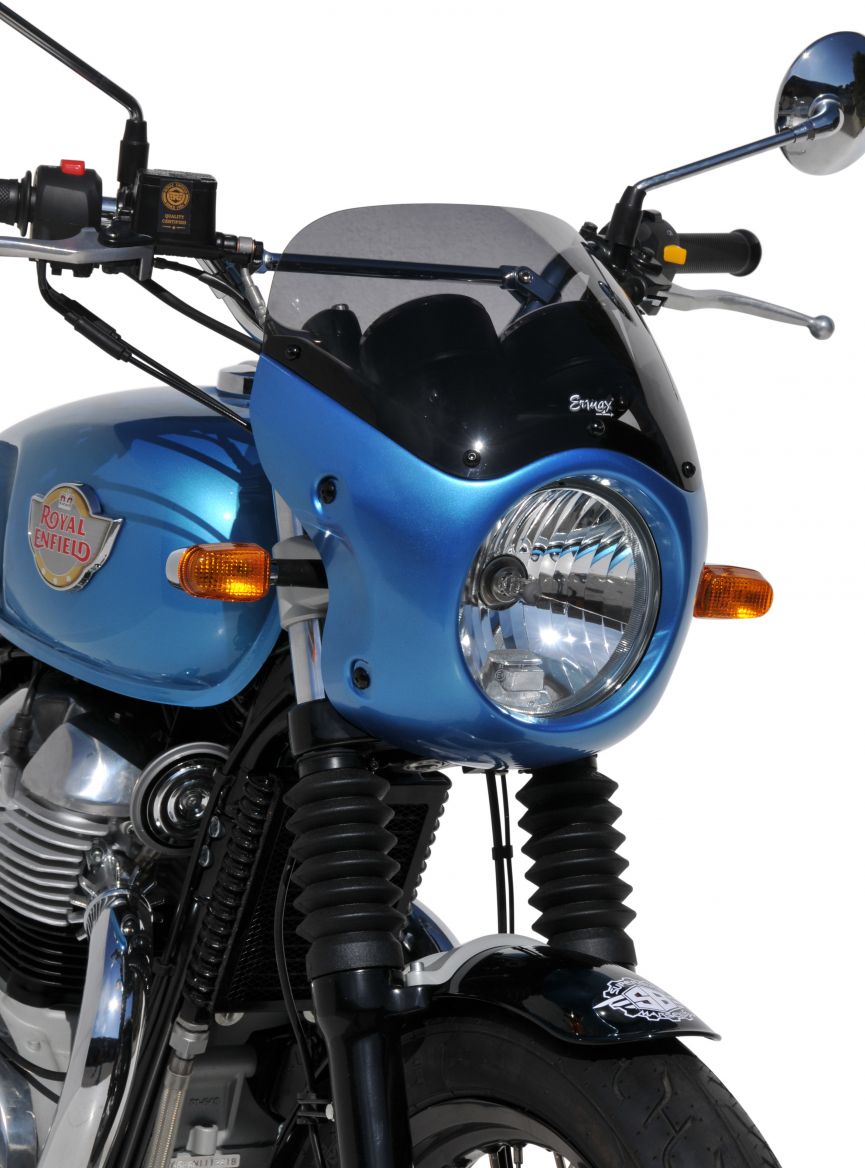 Tete of fork cafe racer racer (+ screen and fixing ) ermax for 650 Interceptor 2018-2022 