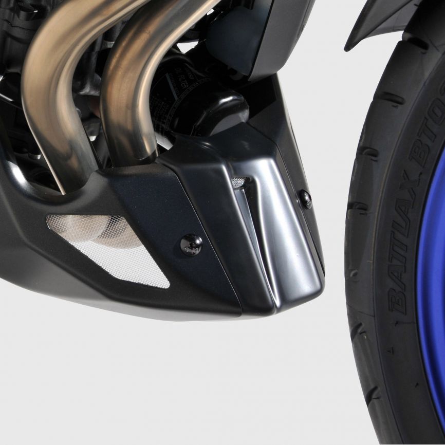 part central black of belly pan 3 parts ermax 