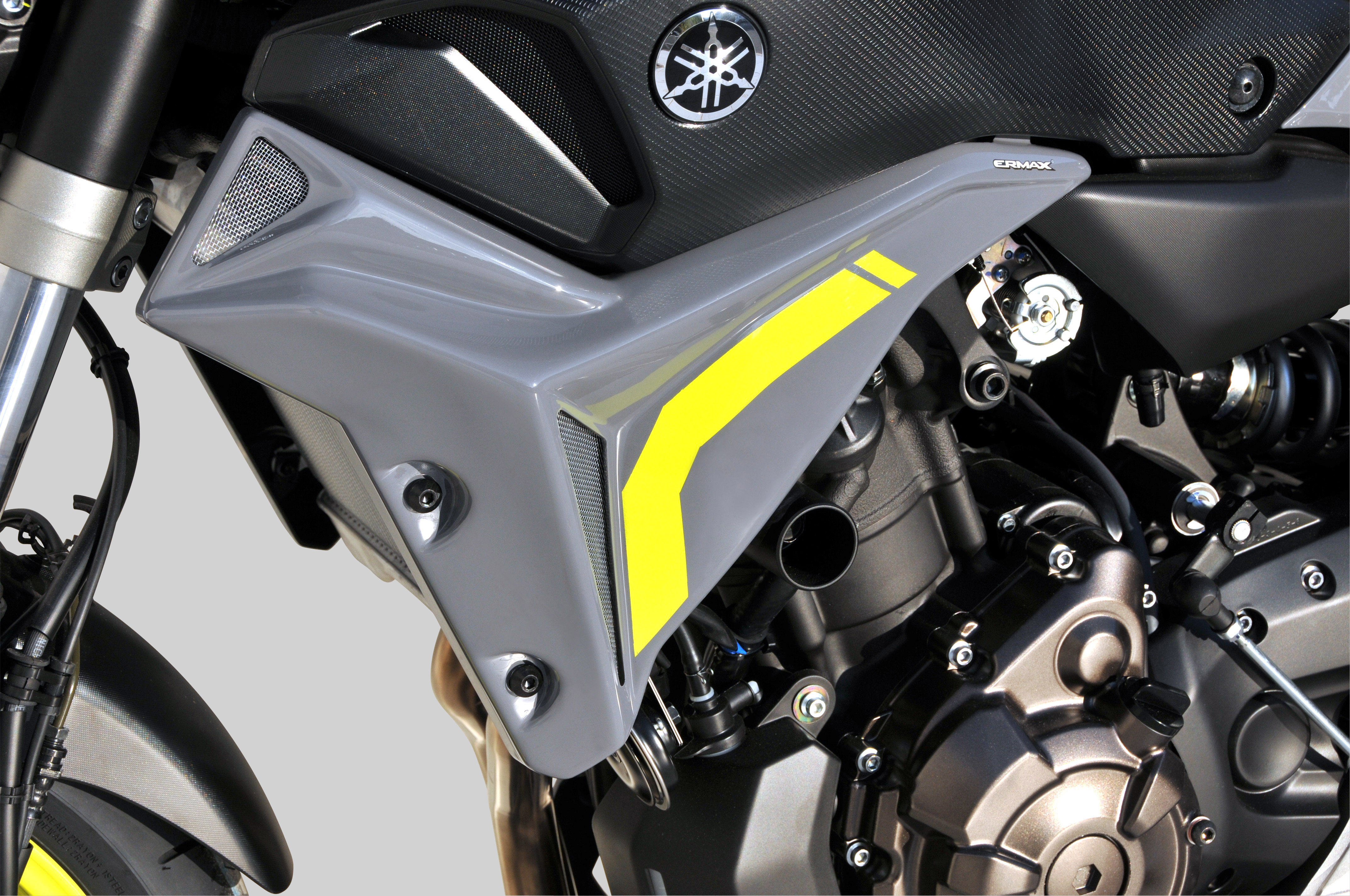 für Yamaha mt07 mt-07 mt 07 2013-2017 XQY Motorrad zubehör CNC aluminiumlegierung kühlergrill seitenschutz Abdeckung Schutz 